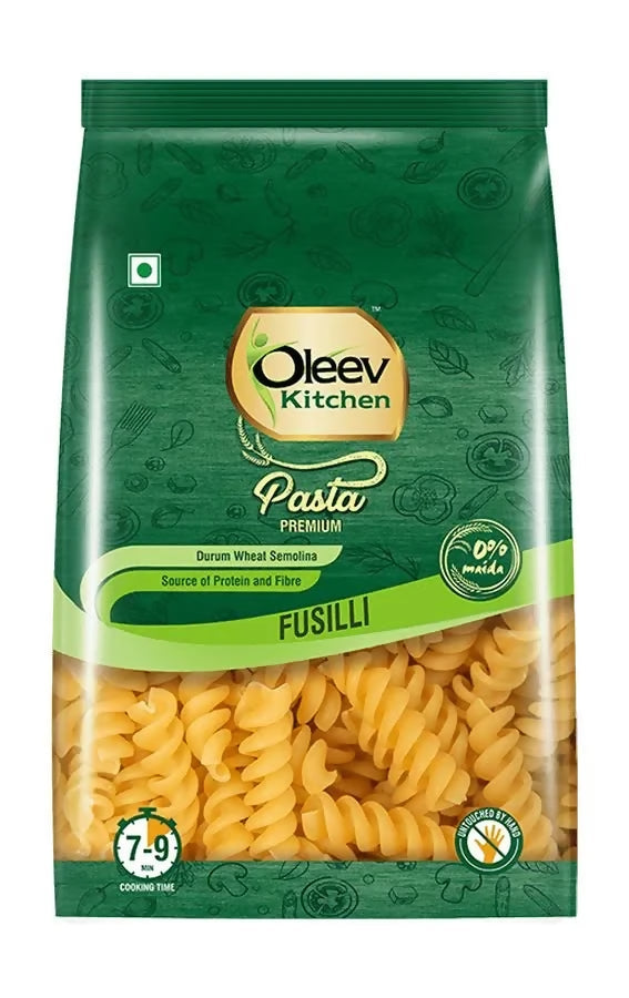 Oleev Kitchen Fusilli Pasta, Durum Wheat, 400g HalfPe - FW -TPT