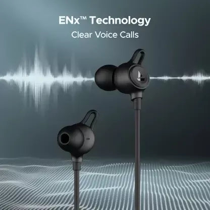 boAt Rockerz 109 with Dual Pairing, 40 HRS Playback & ASAP Charge Bluetooth (Active Black, In the Ear)