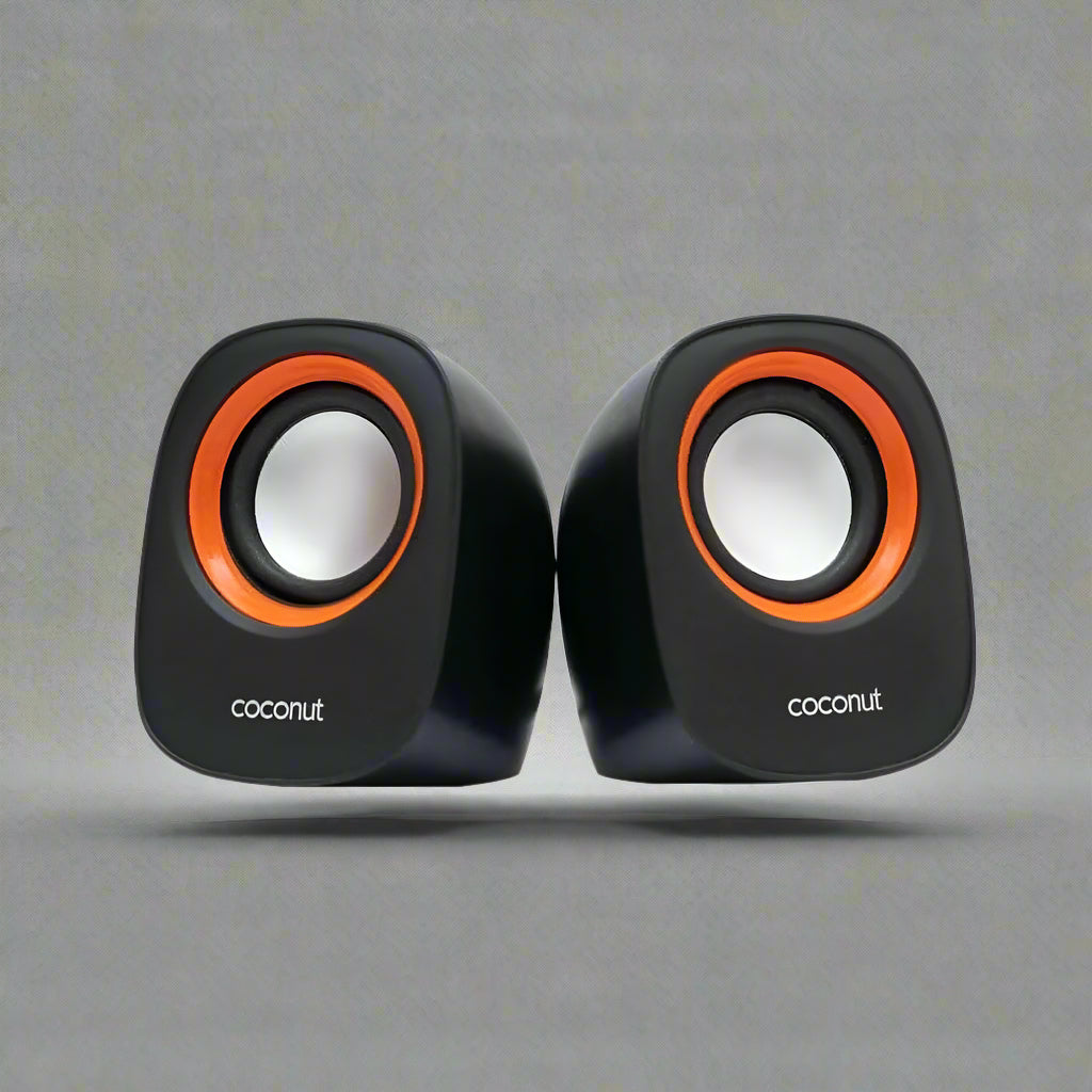 Coconut US07 USB Speaker for Laptop Computer (Pack Of 2,Multi