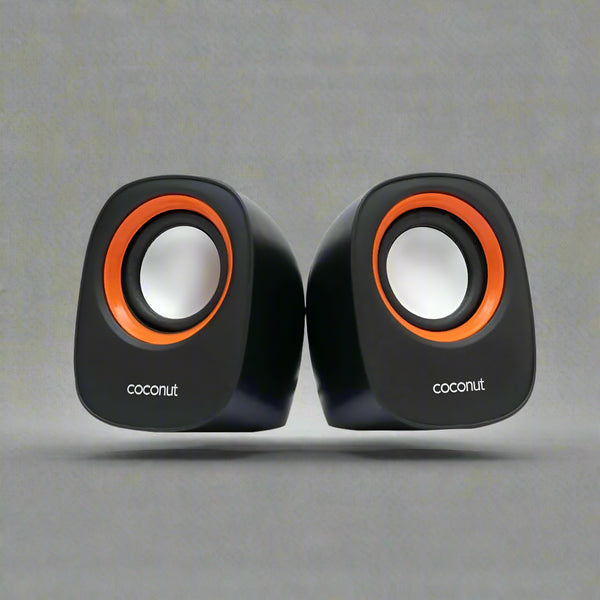 US07 USB Speaker for Laptop & Computer (Pack Of 2,Multi-Colour) - HalfPe