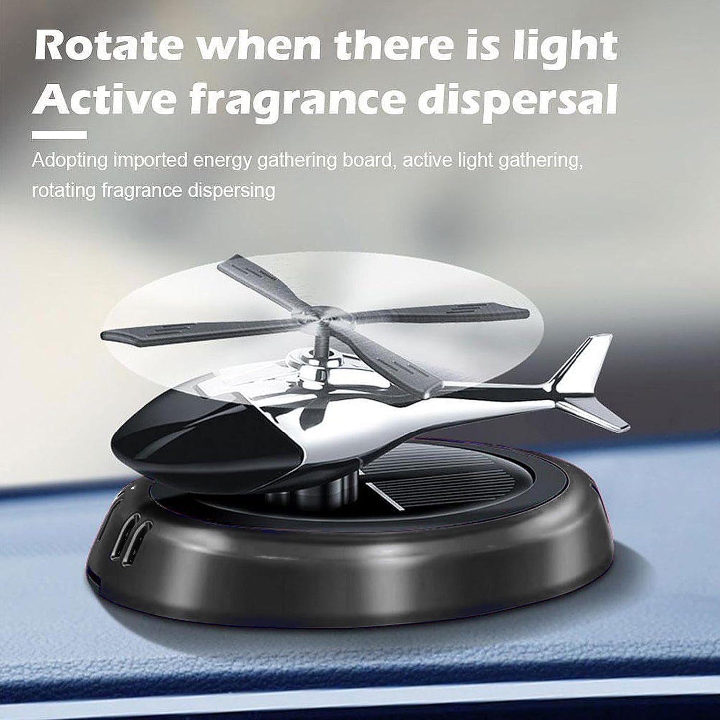 Car Dashboard Perfume Diffuser With Rotating Blades (1 Set) HP DD