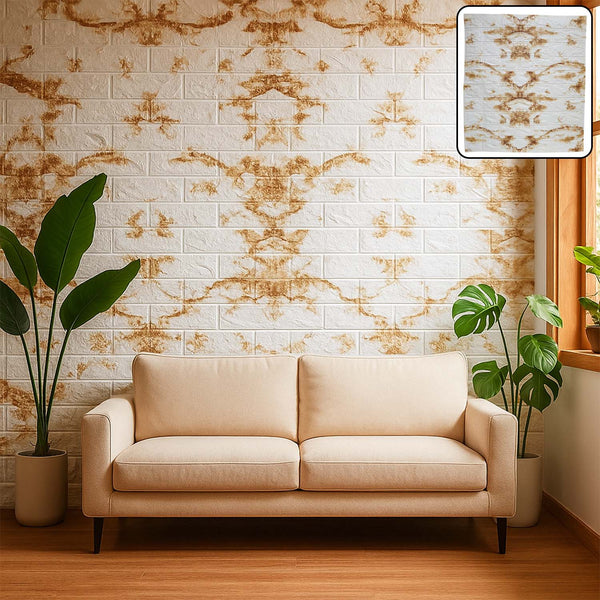 Wallpaper 3d Foam Wallpaper Sticker Panels (78 X 70 Cm 1 Pc)