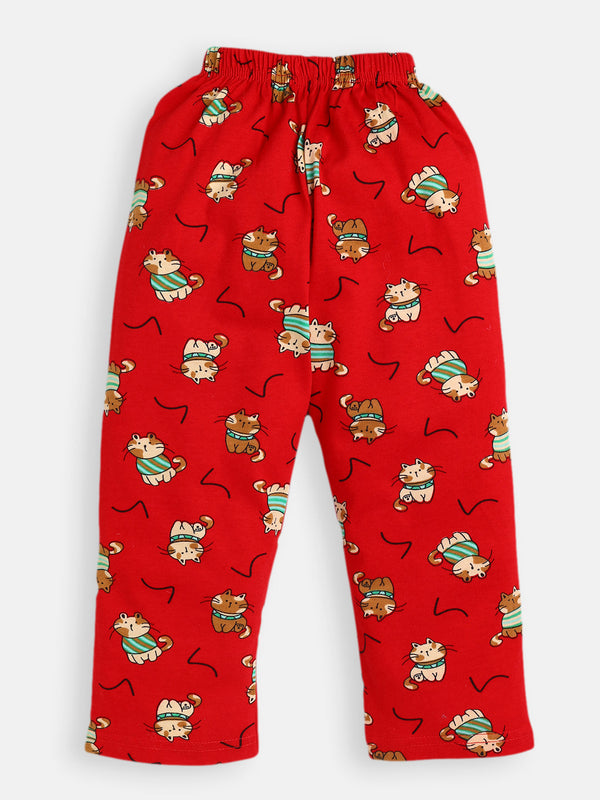 printed lounge pants, has an elasticated waistband with slip-on closure T406 Moozoo Fashions