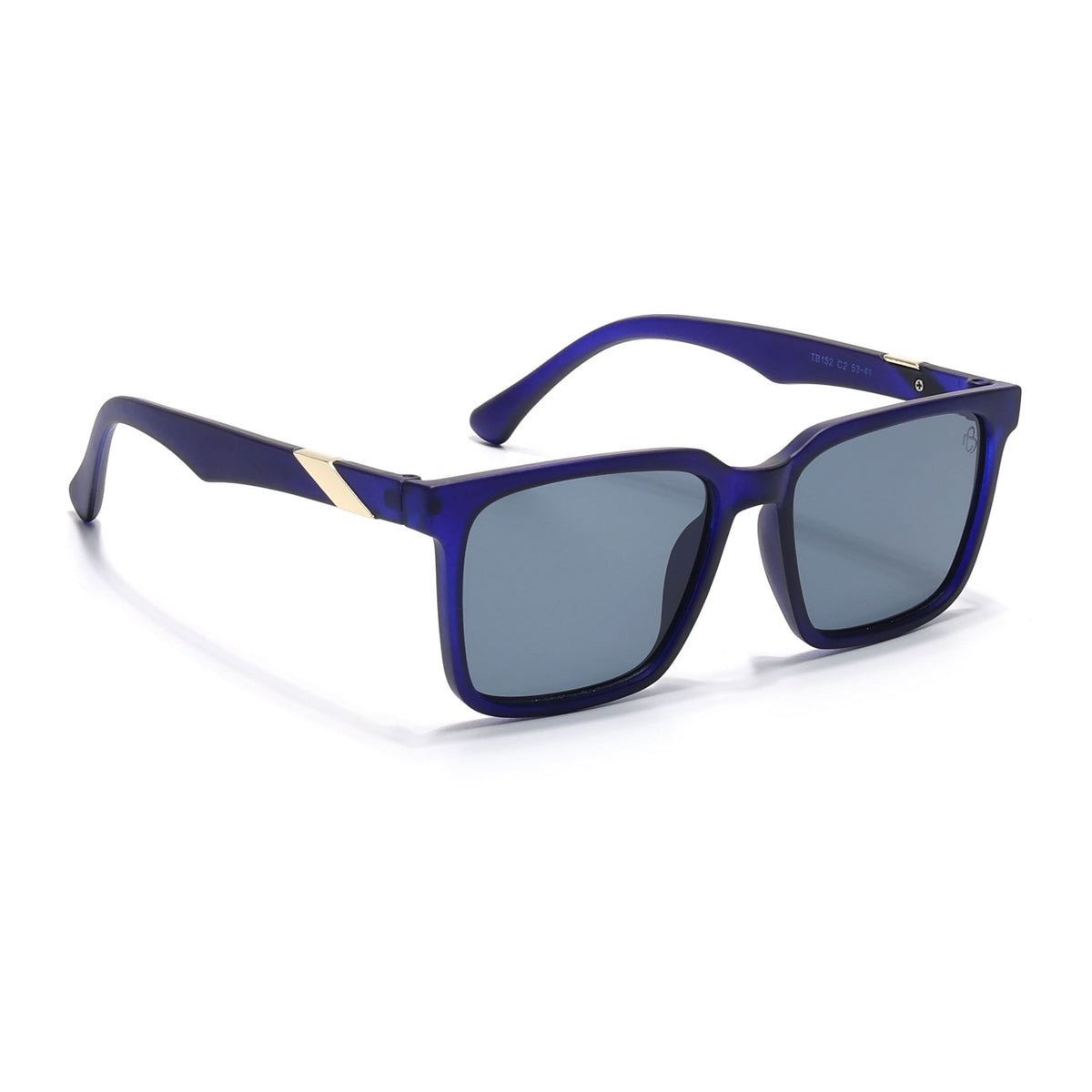 Eyejack Blue Square Sunglasses for Men and Women - Style 1075 - view 2