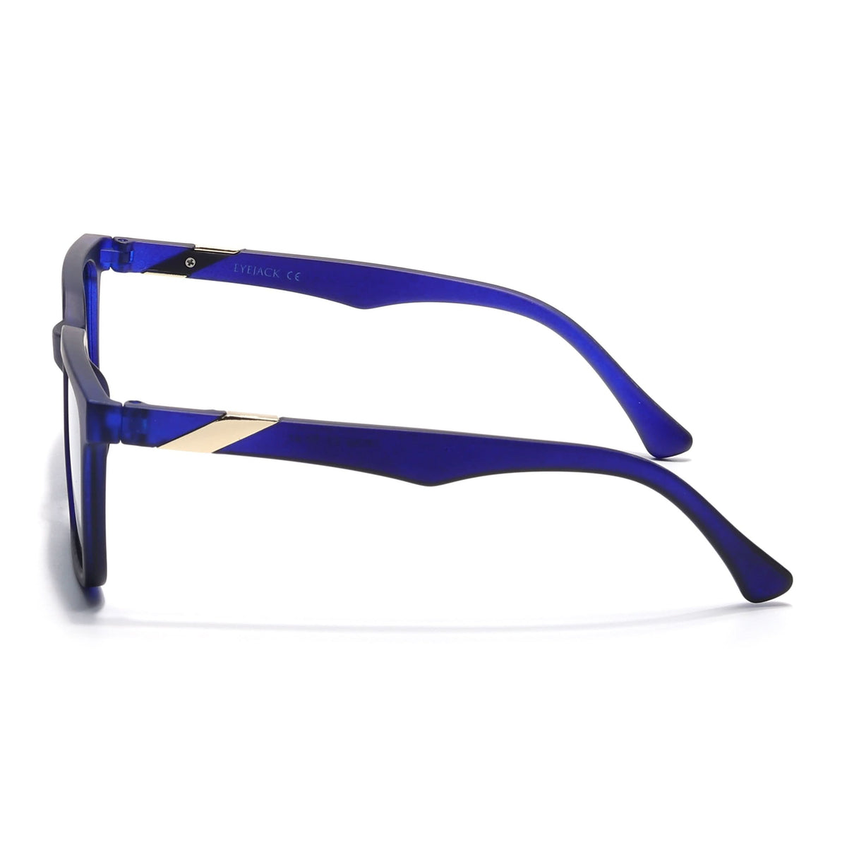 Eyejack Blue Square Sunglasses for Men and Women - Style 1075 - view 6