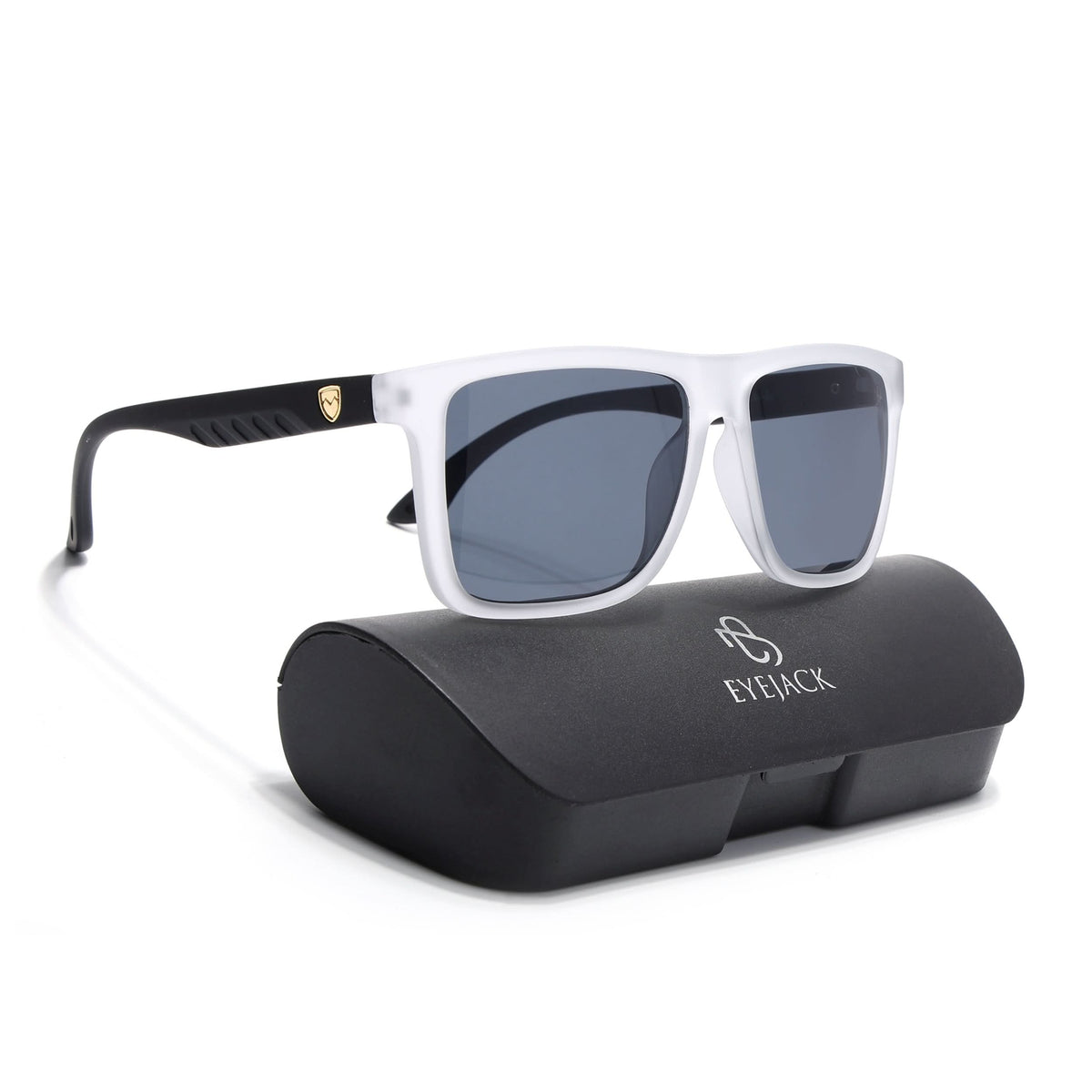 Eyejack Grey Wayfarer Sunglasses for Men and Women - Style 1070 - view 8
