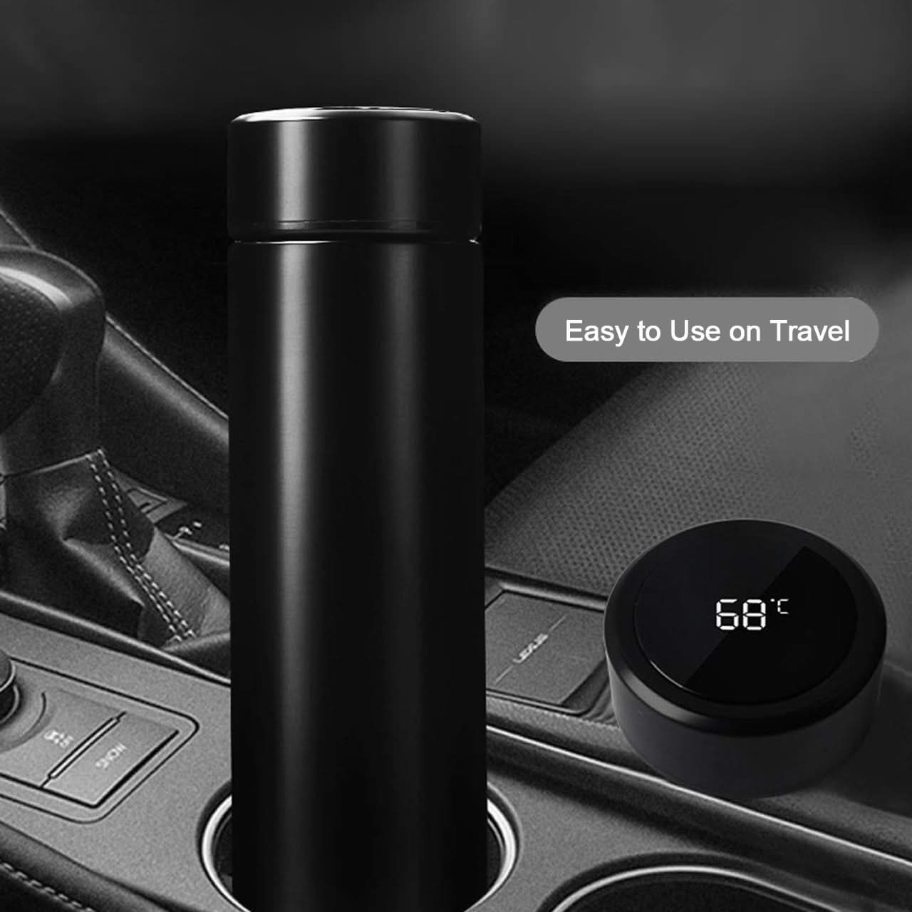 Double-Wall Smart Stainless Steel Water Bottle – B-Grade Flask