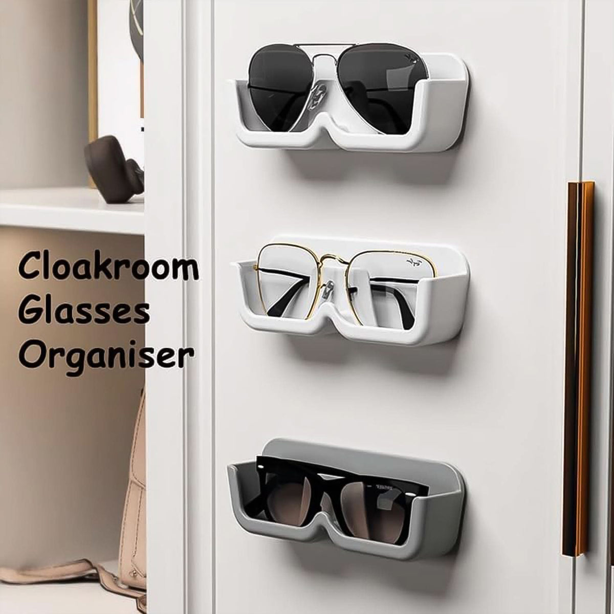 Wall Mounted Sunglasses Holder (4 Pcs Set) HP DD