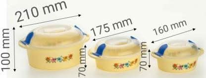 Hot & Fresh Insulated Casserole Set – 3-Pieces HP DD