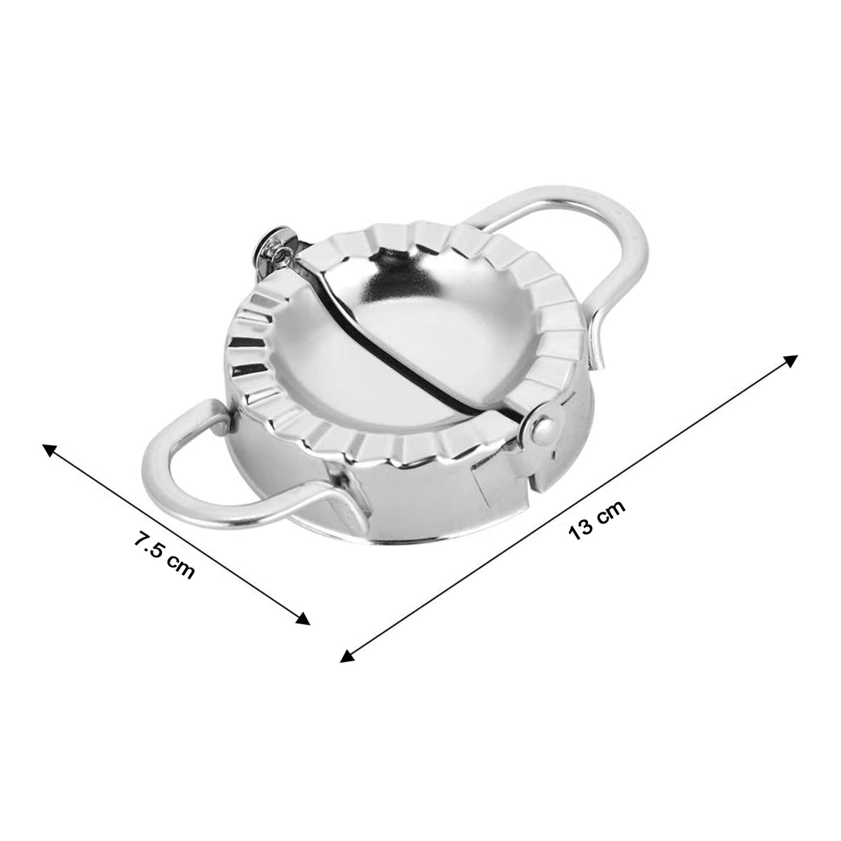 Stainless Steel Dumpling Maker Dough Cutter Pie Mold Tool.