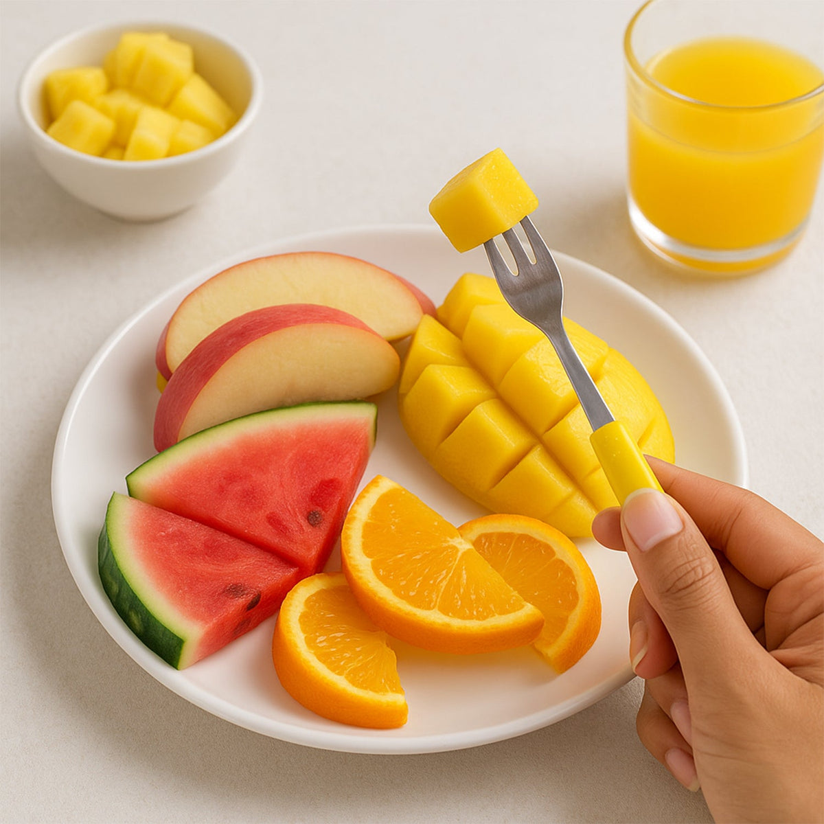Supermom Premium Stainless Steel Big Fork (6 Pc Set) HP DD