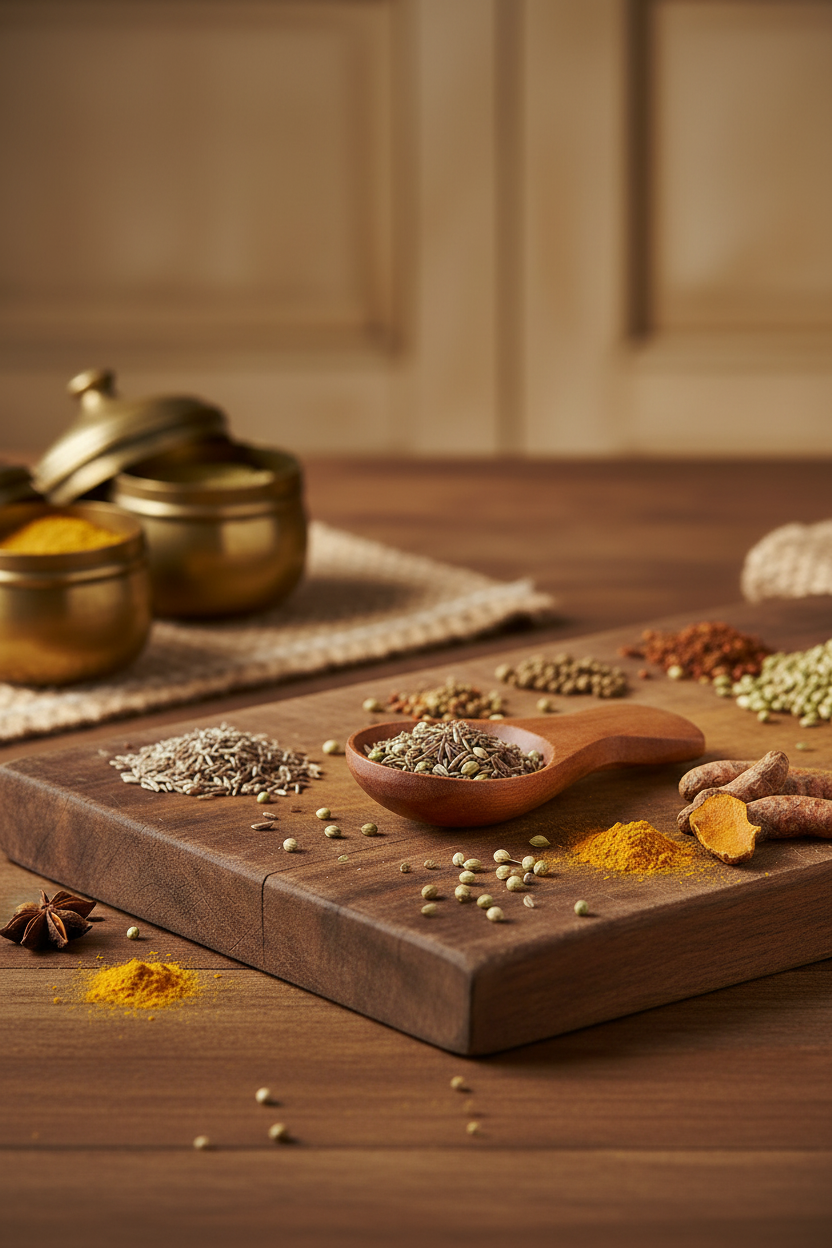 Bluevel Neem Wood Masala Spoon - 5 cm, Pack of 1 SUPER