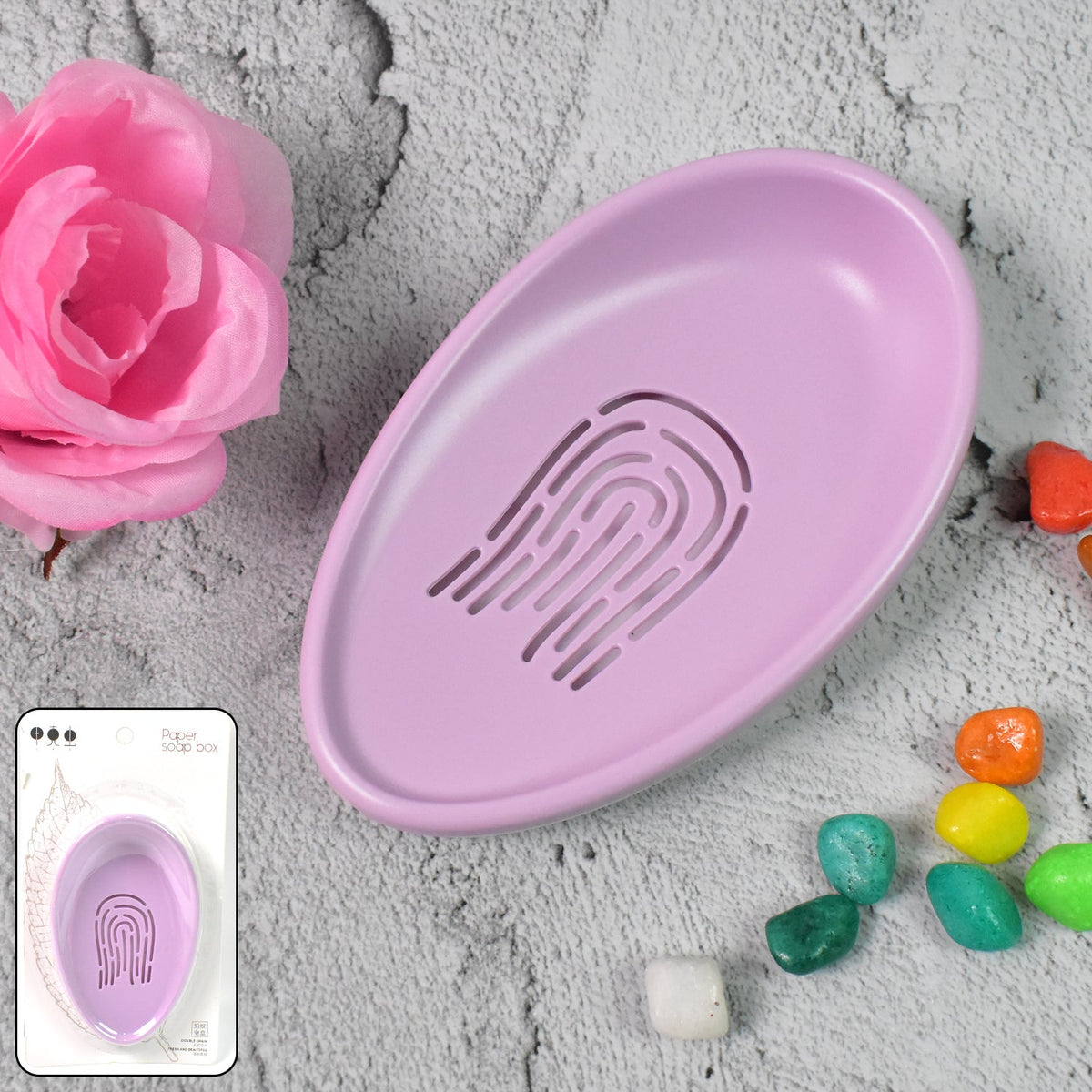 Plastic Soap Dish With Drain Soap Holder Double-layer (1 Pc) HP DD