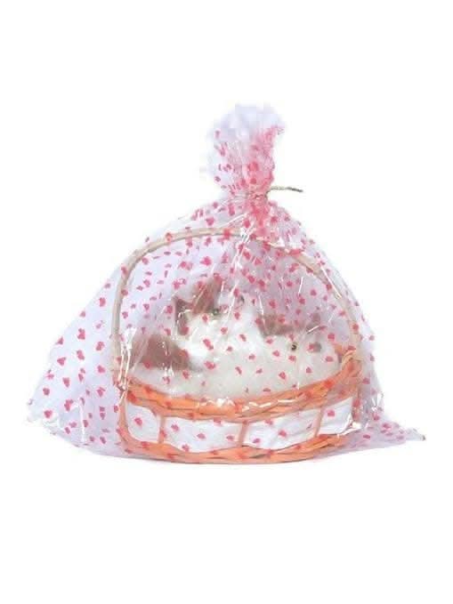 Cute cat Doll in Basket Two Soft Cats for Kids - HalfPe