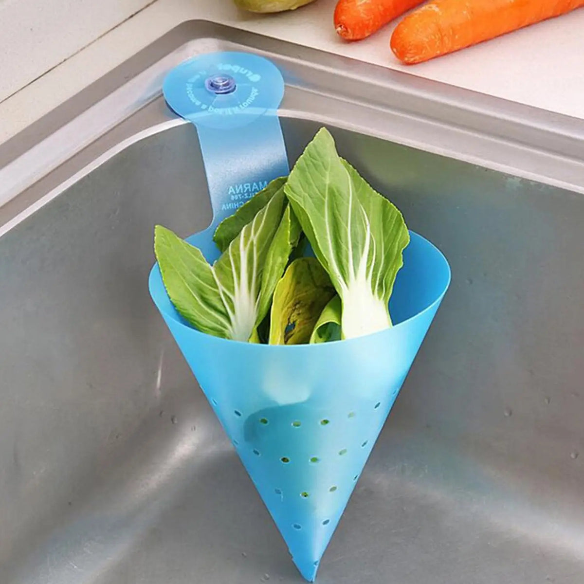 Multipurpose Hanging Sink Corner Strainer With Suction Cup (1 Pc) HP DD