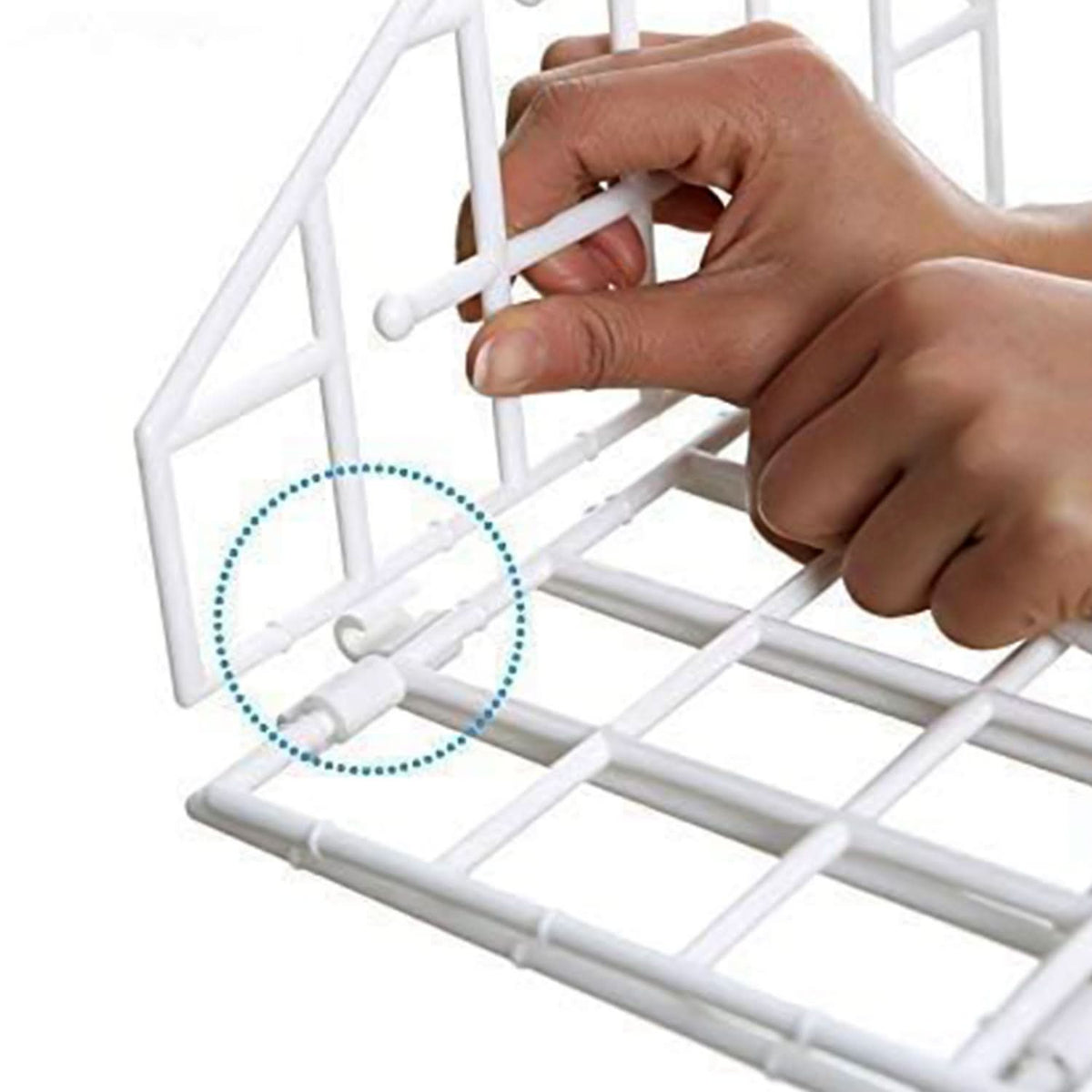 5-Layer Folding Storage Rack Clothes Organizer for Closet, Socks, Scarves & More HP DD