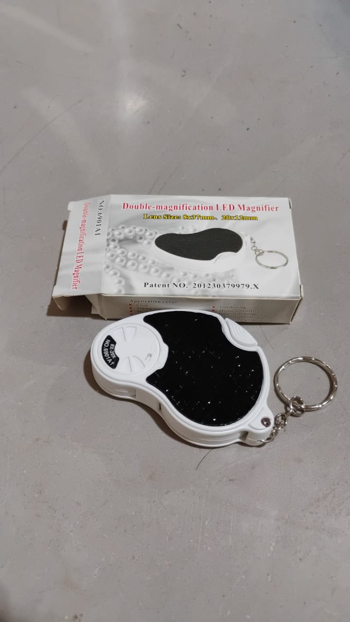 Double-magnification Led Magnifiers With Light (1 Pc Small)