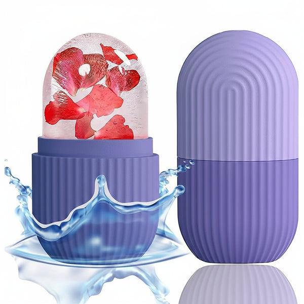 Beauty Ice Roller For Face Massager Eye Reusable Face Rollers Facial Roller ( Purple Color)