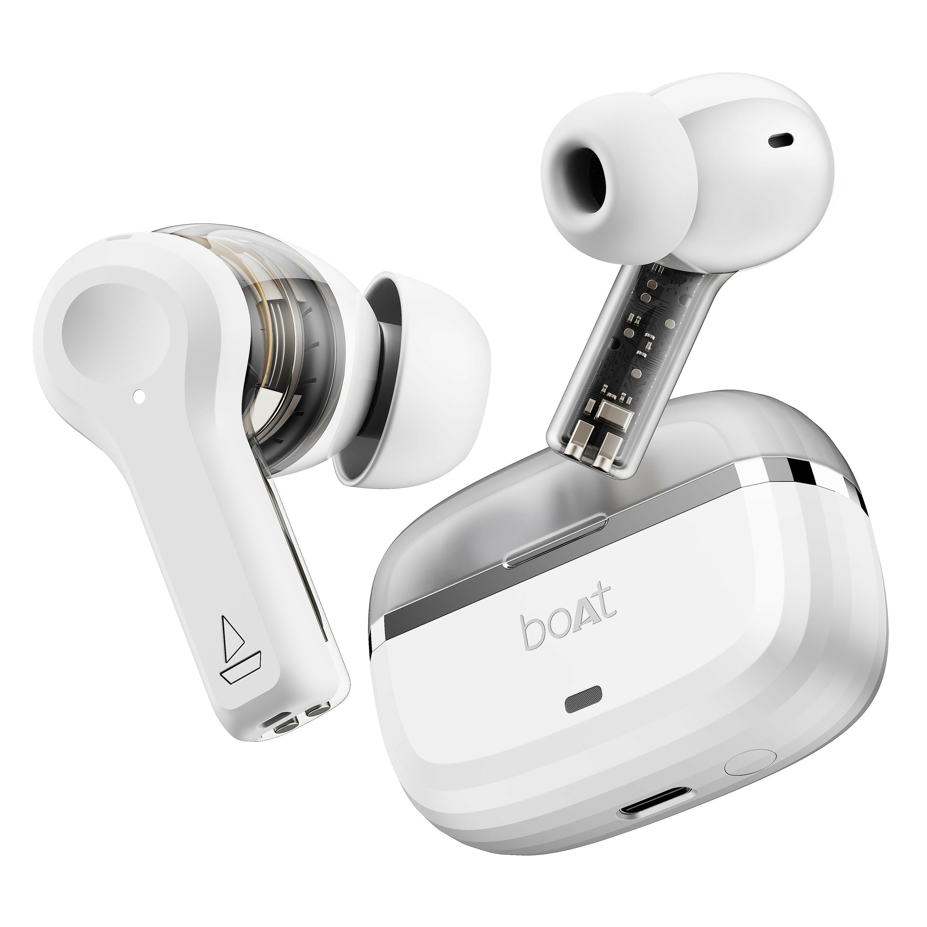 boAt Nirvana Space TWS Earbuds with 360º Spatial Audio & 32dB ANC Halfpe Deals