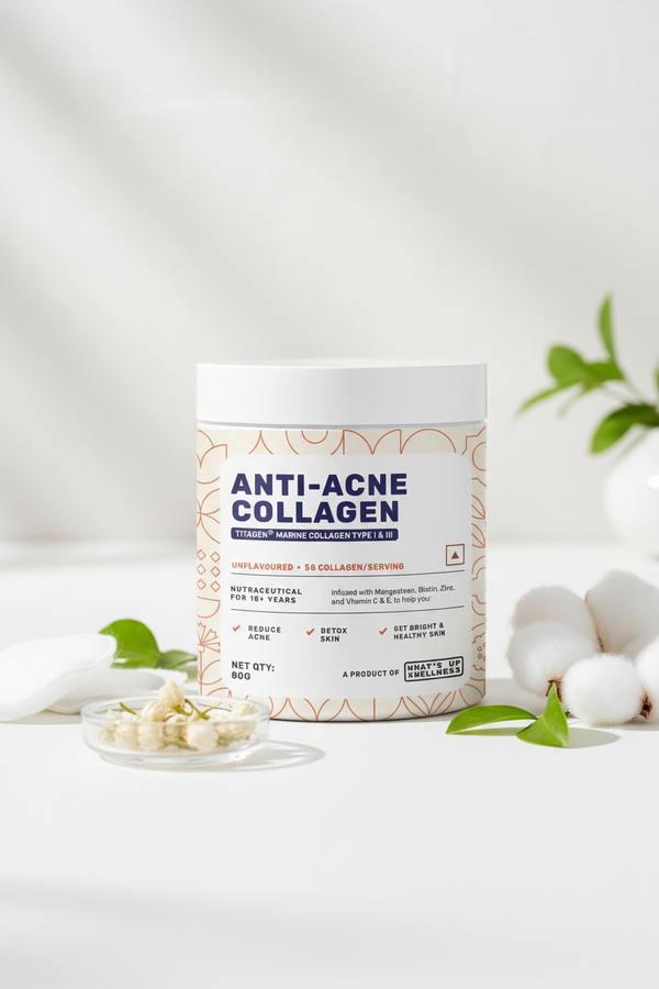 Anti Acne Collagen unflavoured - 80gm What’s Up Wellness