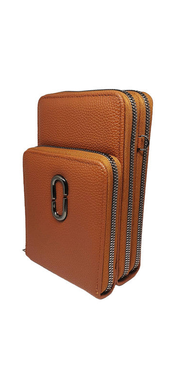 Buddy Cares: Women's Leather Sling Bag Timeless & Stylish – Brown – view 5 – Buddy Cares