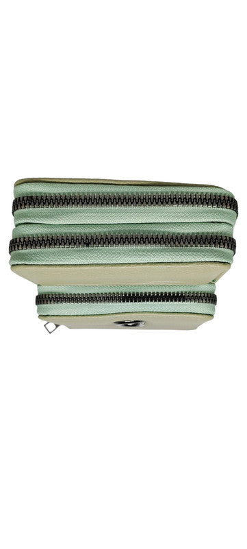 Buddy Cares: Women's Leather Sling Bag Timeless & Stylish – Green – view 3 – Buddy Cares