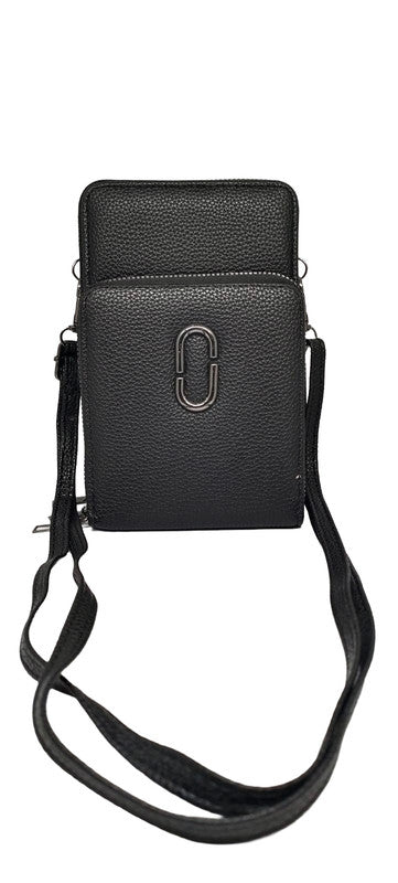 Buddy Cares: Women's Leather Sling Bag Timeless & Stylish – Black – Buddy Cares