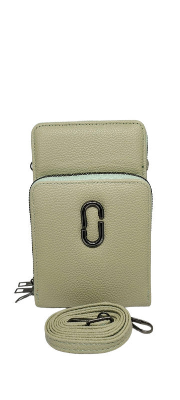 Buddy Cares: Women's Leather Sling Bag Timeless & Stylish – Green – view 6 – Buddy Cares