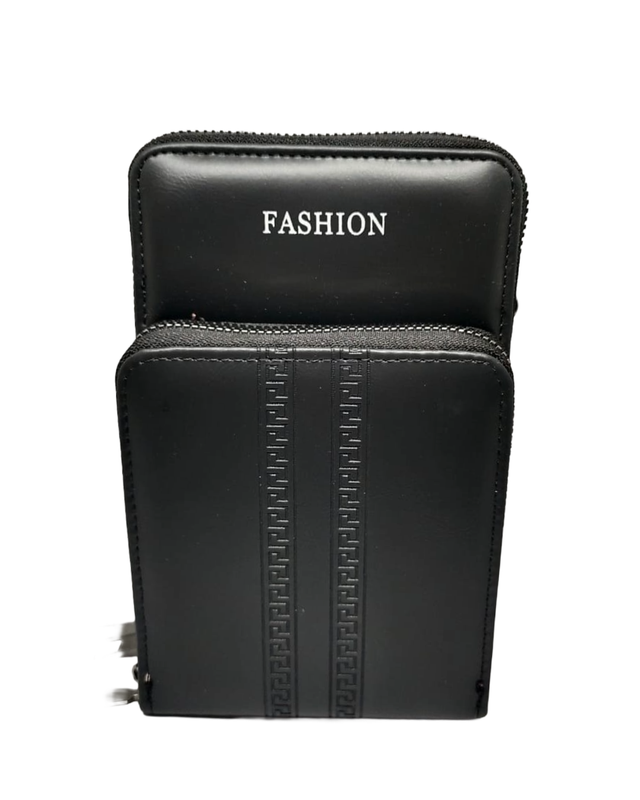 Buddy Cares Sling Bag for Women, PU Leather, Crossbody Phone Bag with Adjustable Strap – Black – view 4 – Buddy Cares
