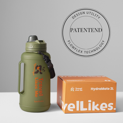 HydraMate Water Bottle – 2L, Leakproof, Durable