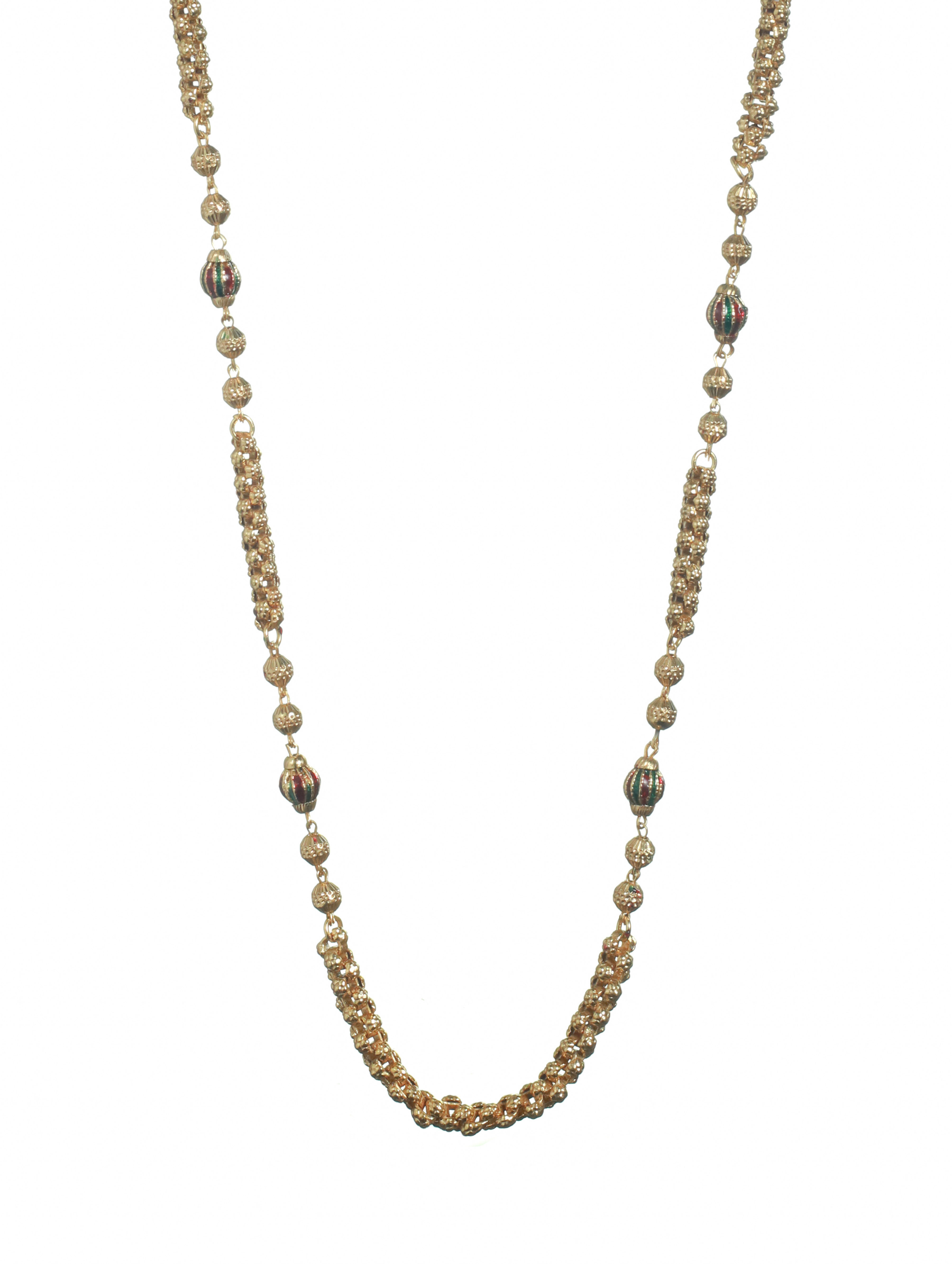 High Micron Gold-Plated Handcrafted Statement Necklace