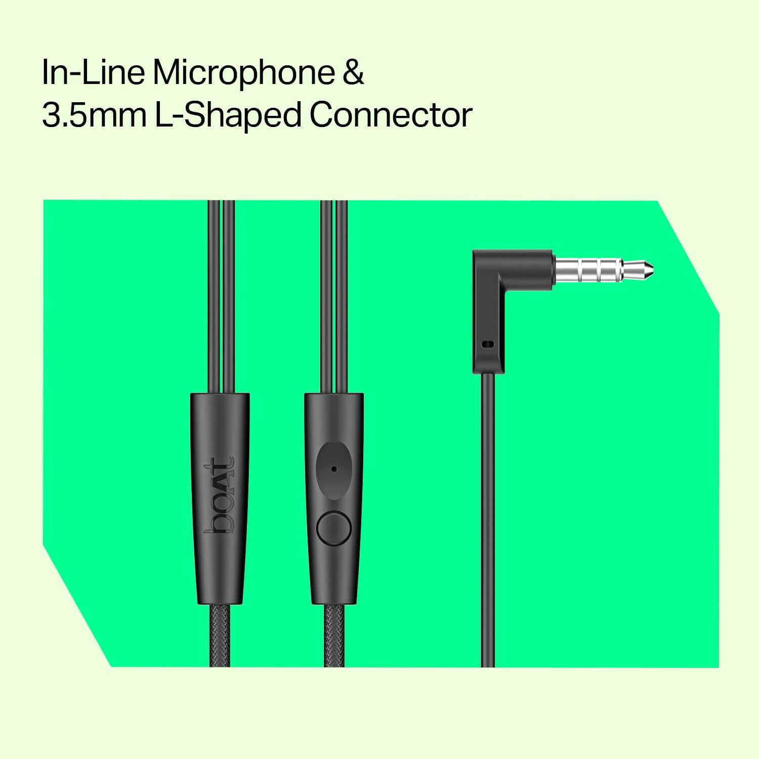 BOAT Bassheads 212L earphones ( Active Black)