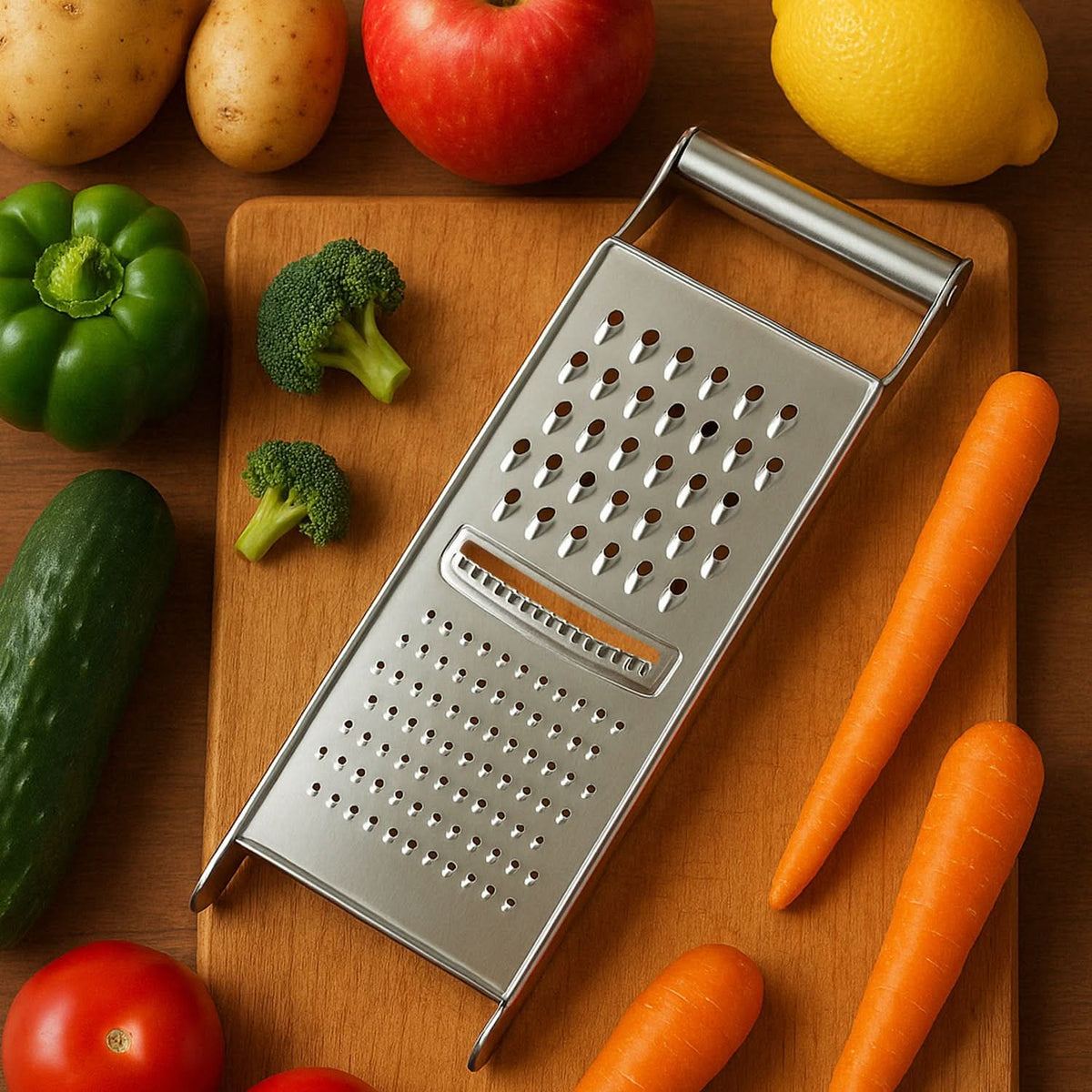 Apex Stainless Steel Grater Slicer (3 In 1) HP DD