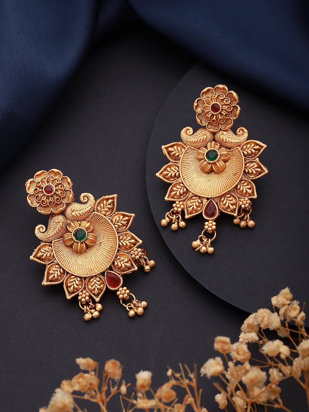 Gold-Toned Classic Studs Earrings