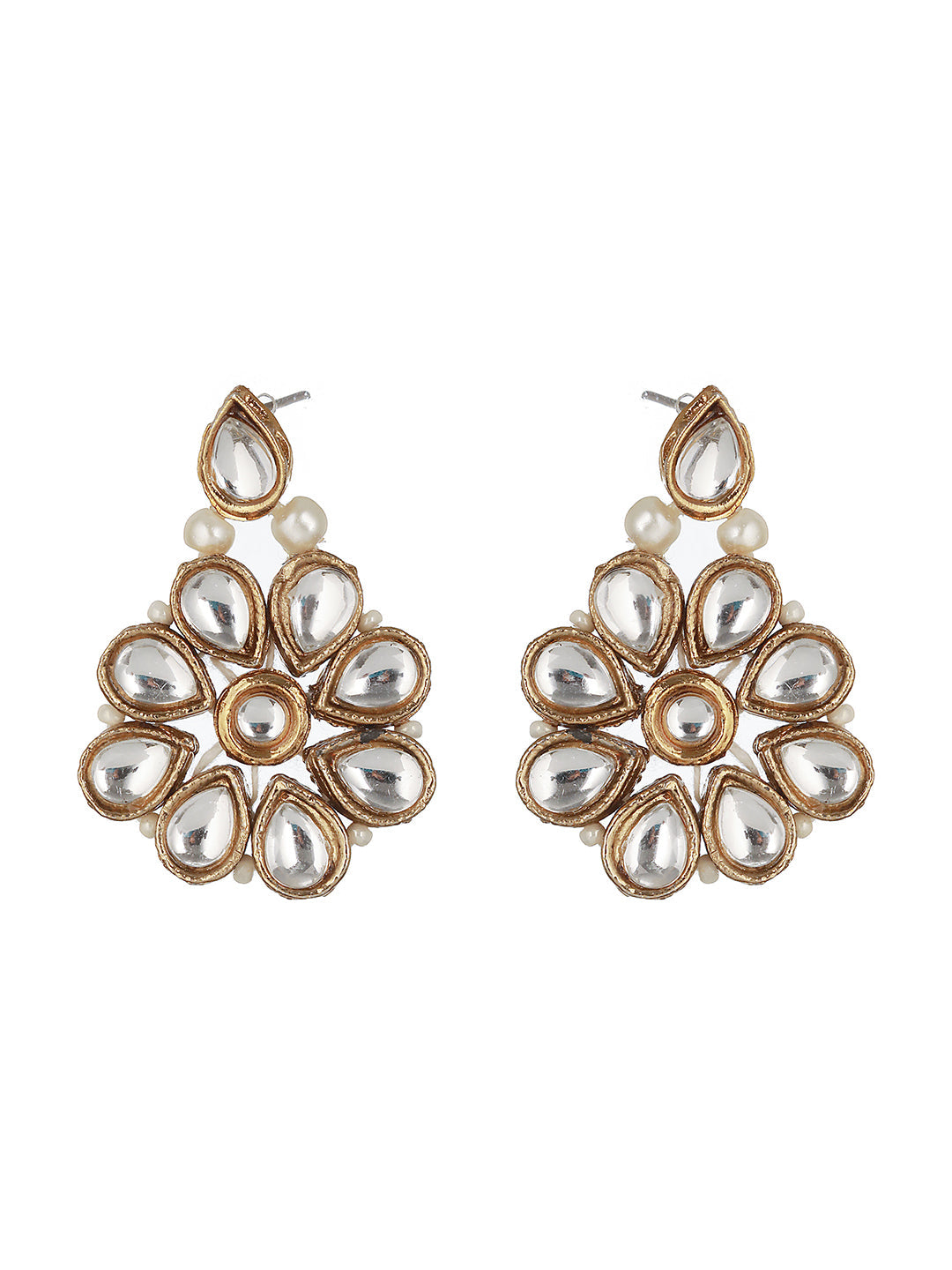 Gold-Plated Kundan-Studded Jewellery Set