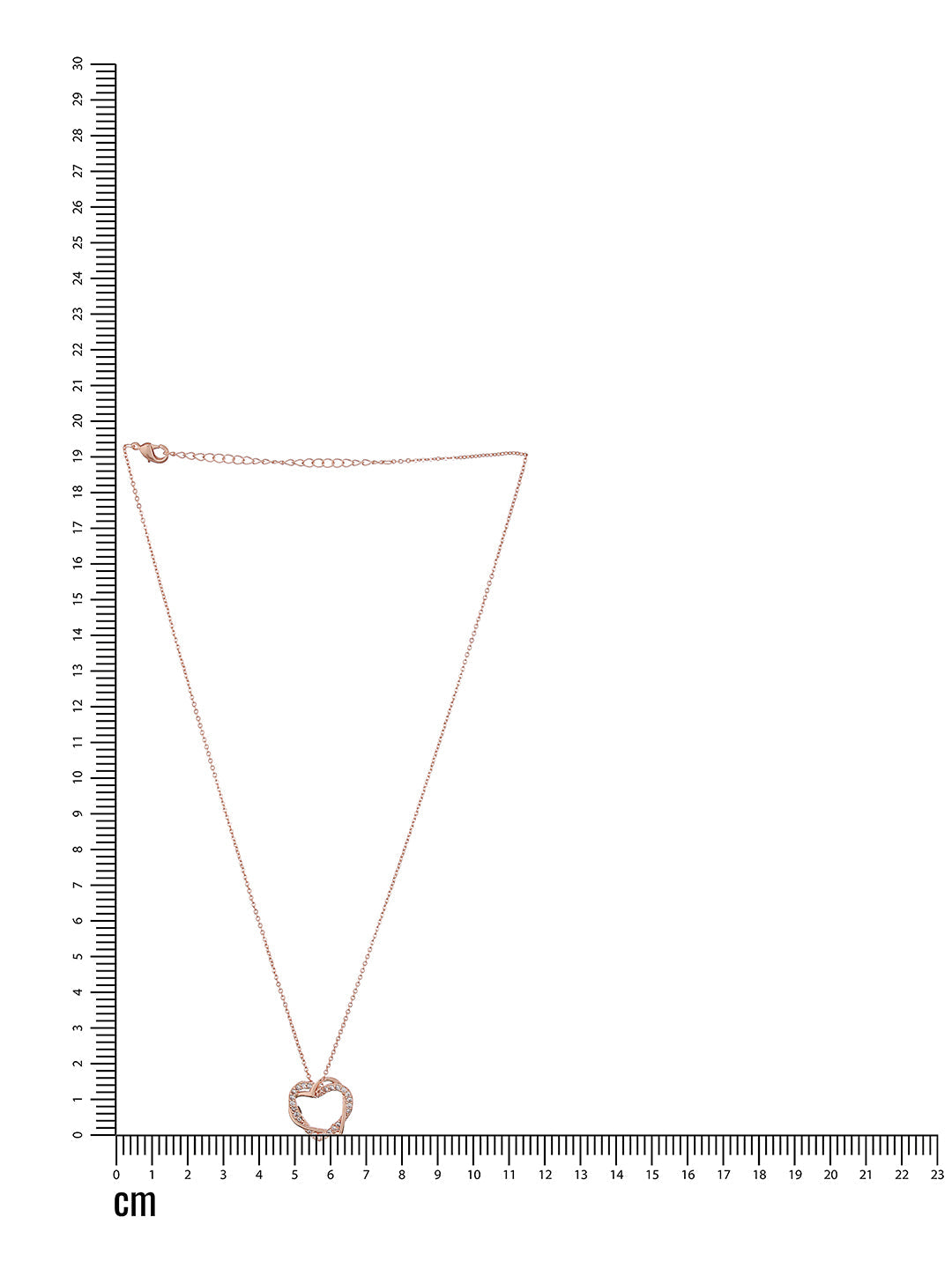 Rose Gold Plated American Diamond Studded Mangalsutra