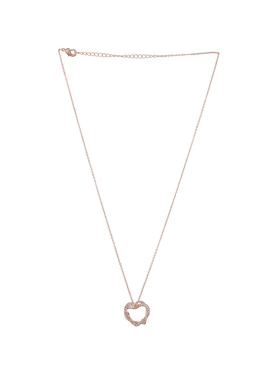 Rose Gold Plated American Diamond Studded Mangalsutra