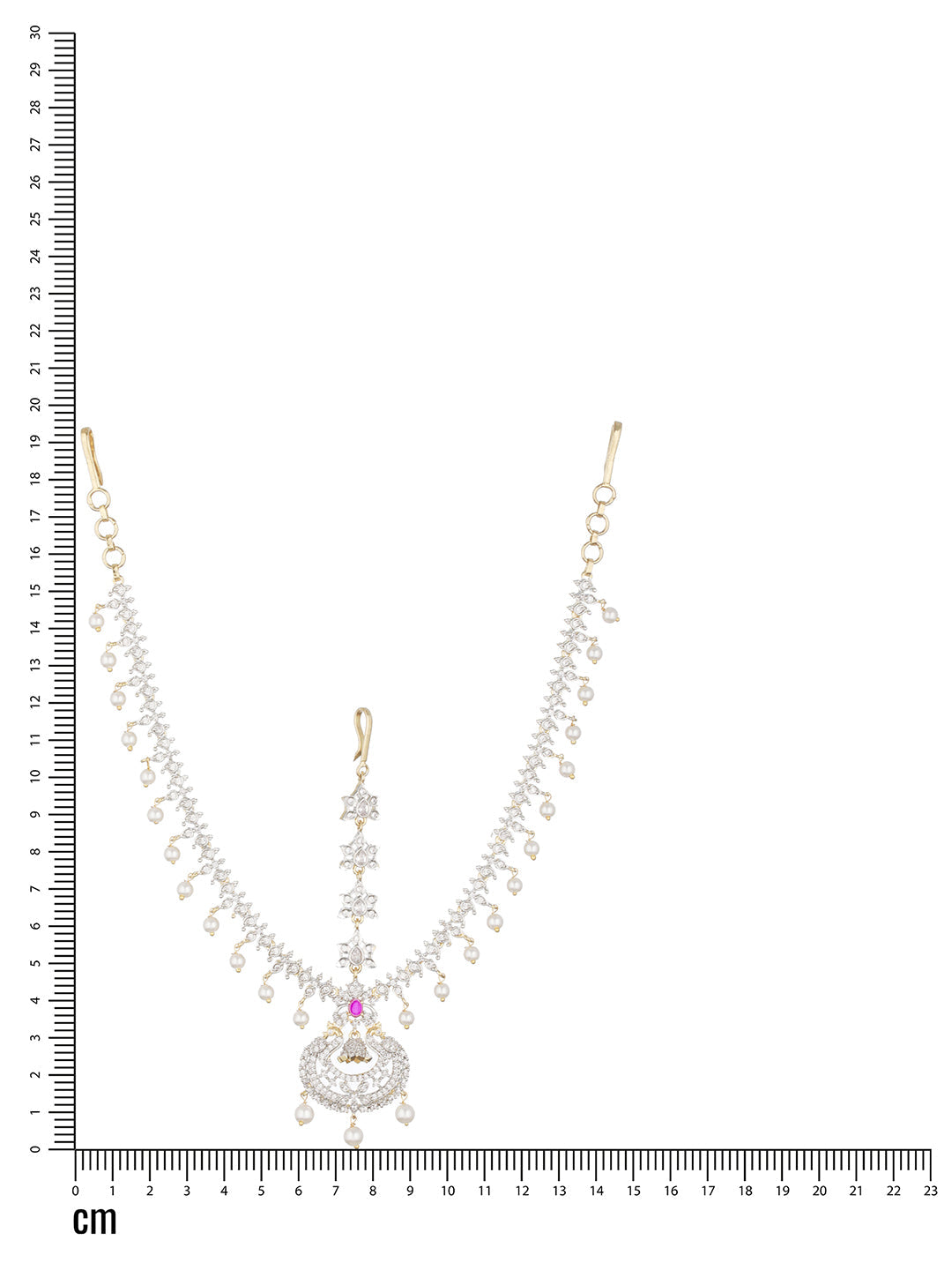 Gold-Plated Ad-Studded Mathapatti