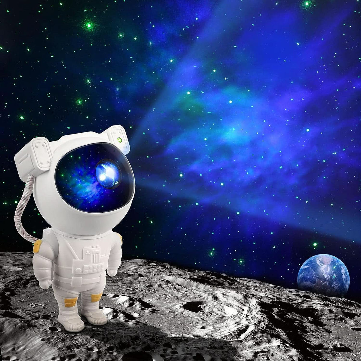 Robot Sky Space Stars Light Astronaut Galaxy Projector HP DD