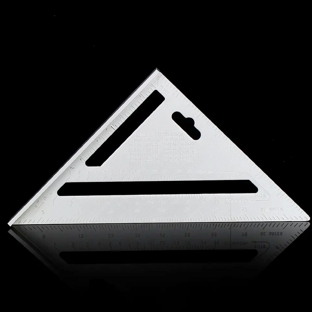 Light Weight Double Side Scale Triangle Measurement Hand Tool HP DD