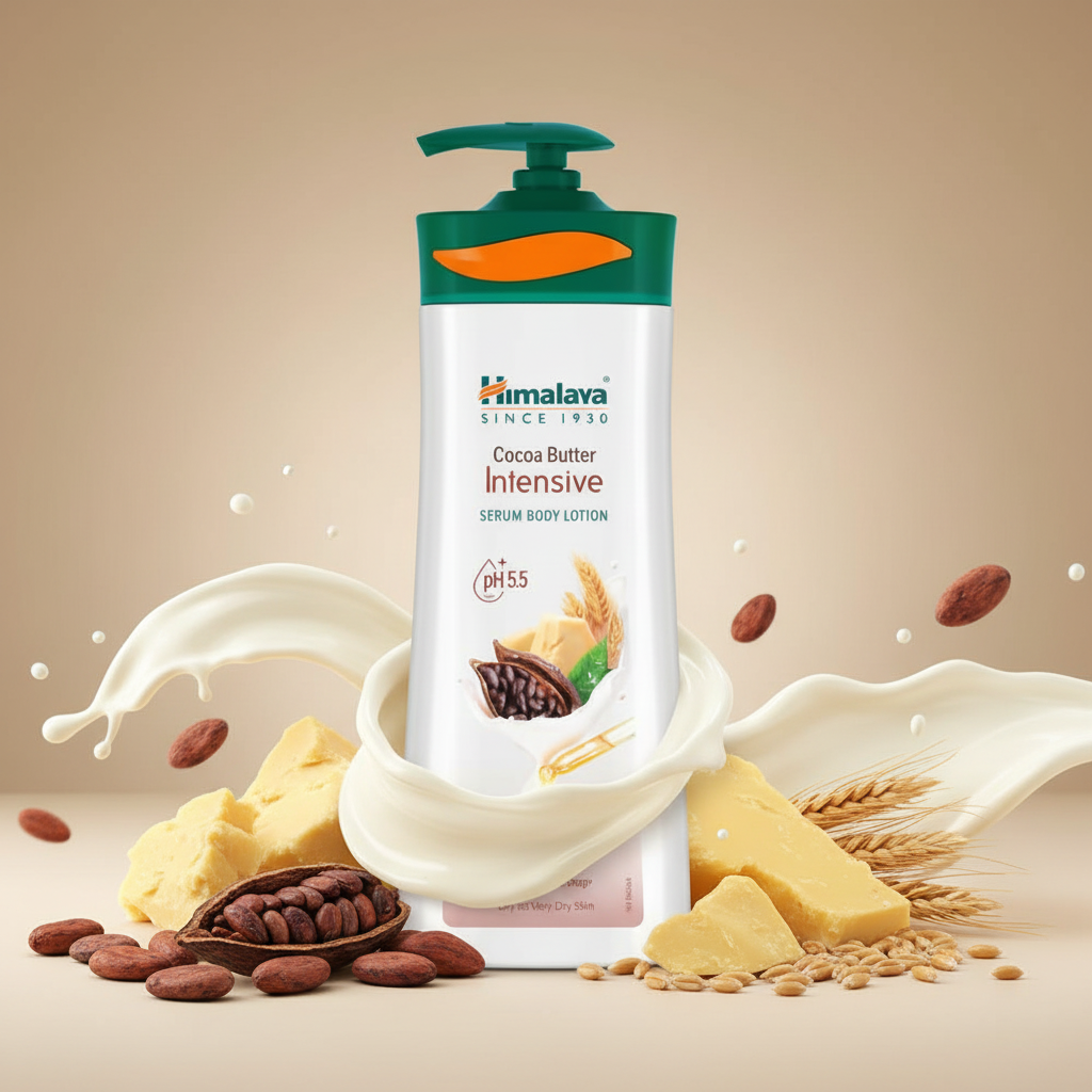 Himalaya Cocoa Butter Intensive Serum Body Lotion-400ml HalfPe - FW -TPT