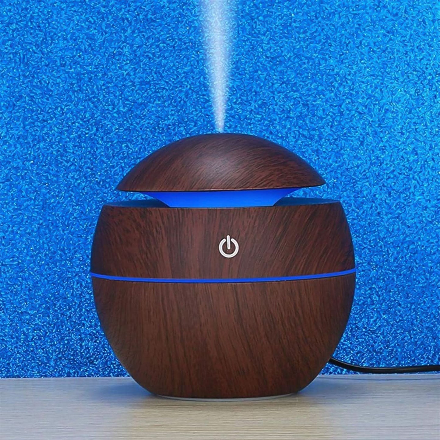 USB Ultrasonic Aromatherapy Humidifier – 130ml, Compact Desktop Diffuser (1 Pc)
