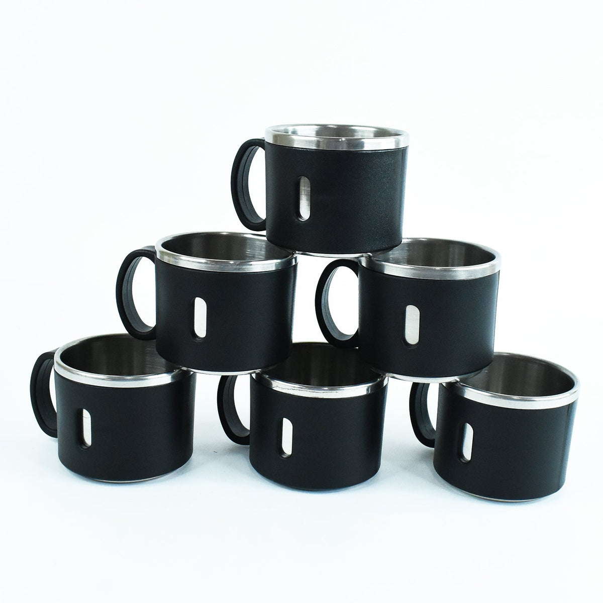 Apex Stainless Steel Desk Mug (6 Pc) HP DD