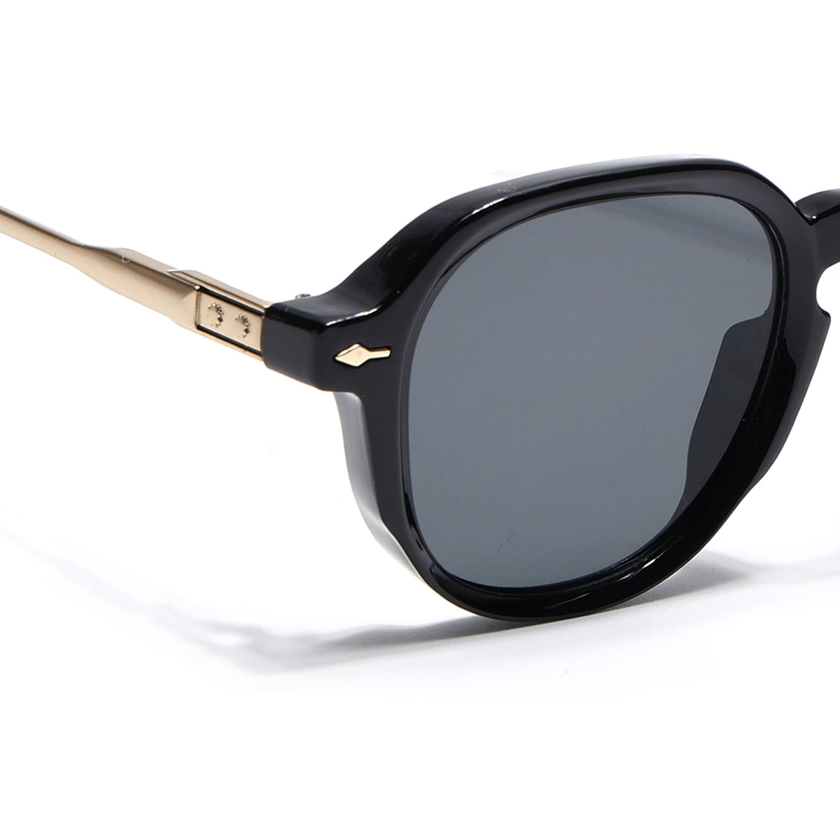 Pearl Black Wayfarer Sunglasses for Men and Women - Style 2216 - view 4