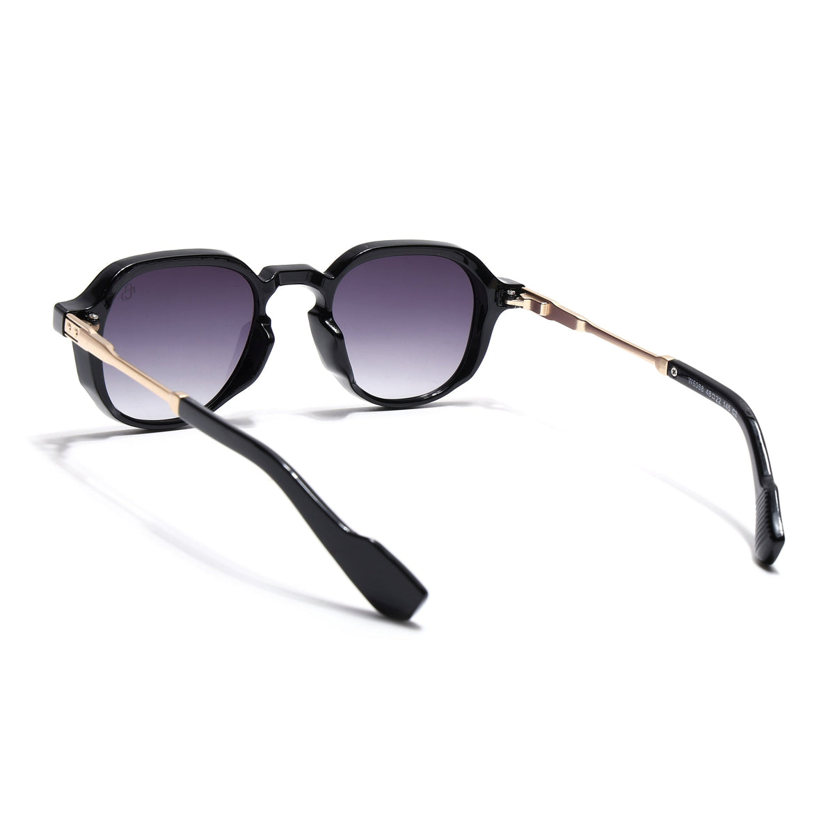 Pearl Black Wayfarer Sunglasses for Men and Women - Style 2217 - view 5