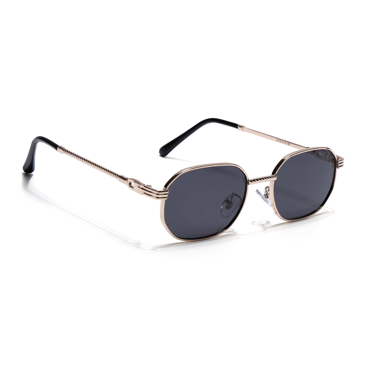 Imperial Golden Rectangle Sunglasses for Men and Women - view 2