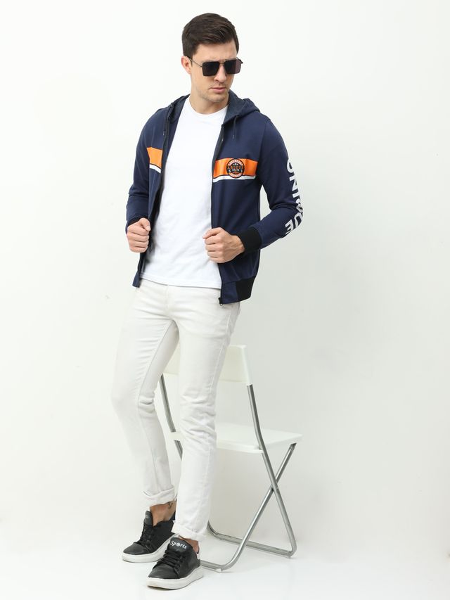 ARDEUR Mens Colorblock Printed Hoodie AH07 ARDEUR