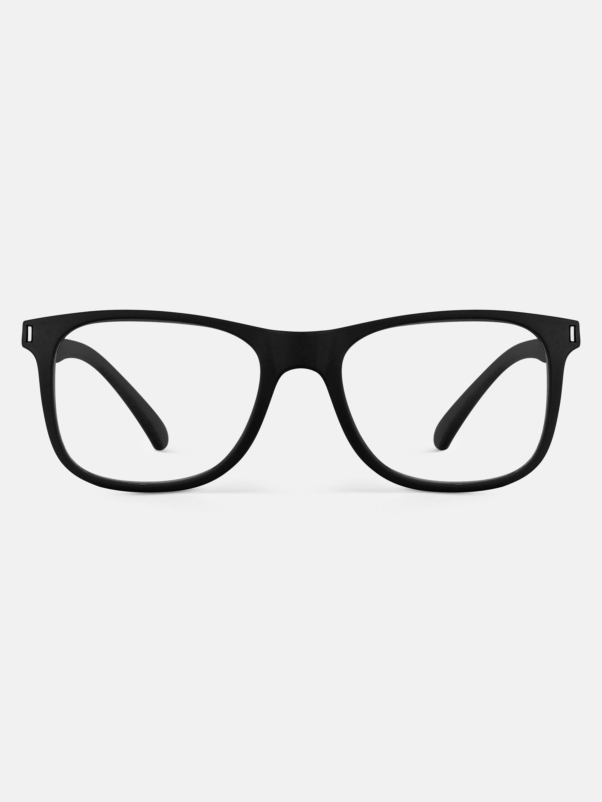 Black Noir Square Blue Screen Glasses - View 4