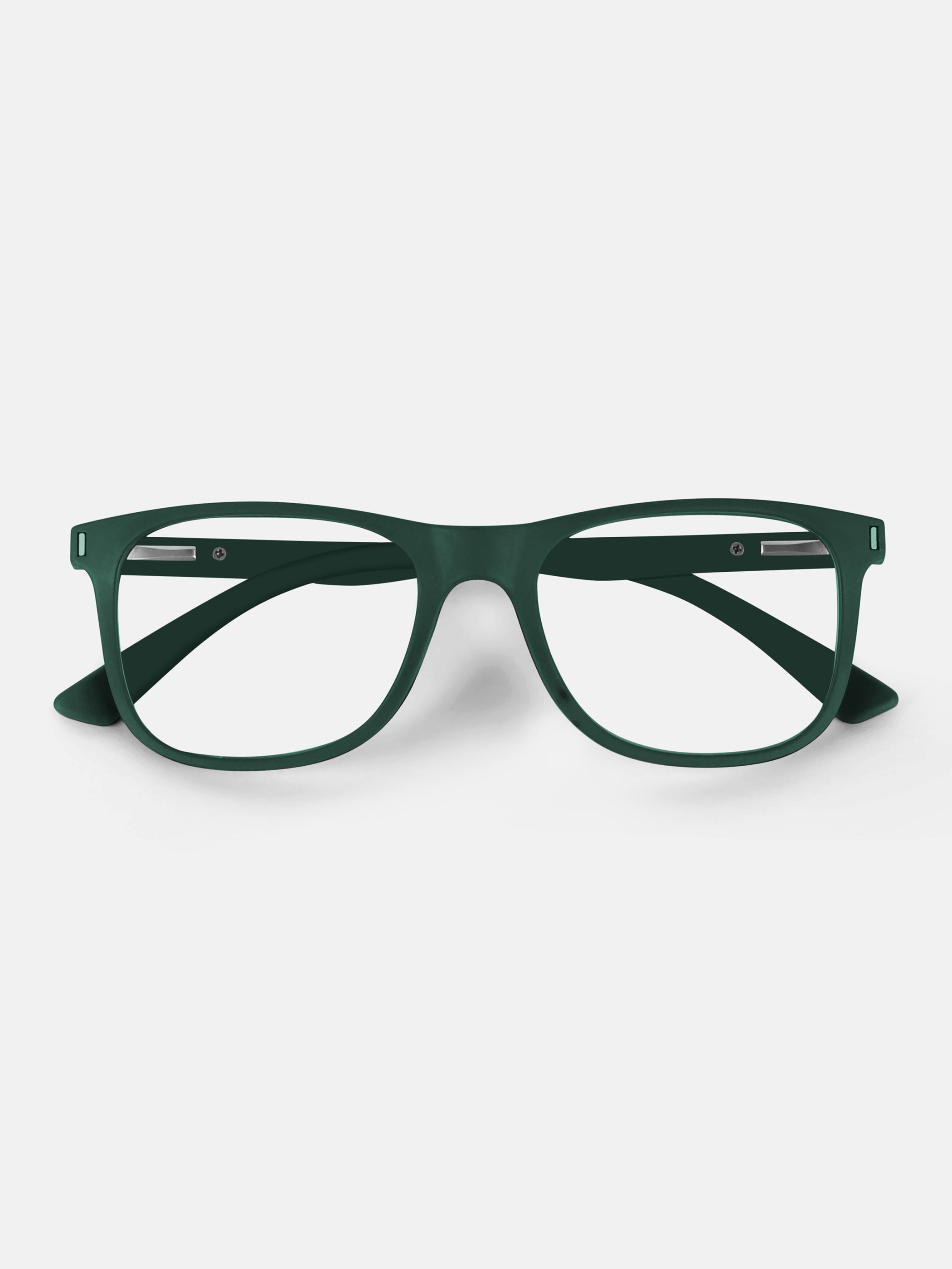 Green Noir Square Blue Screen Glasses - View 13