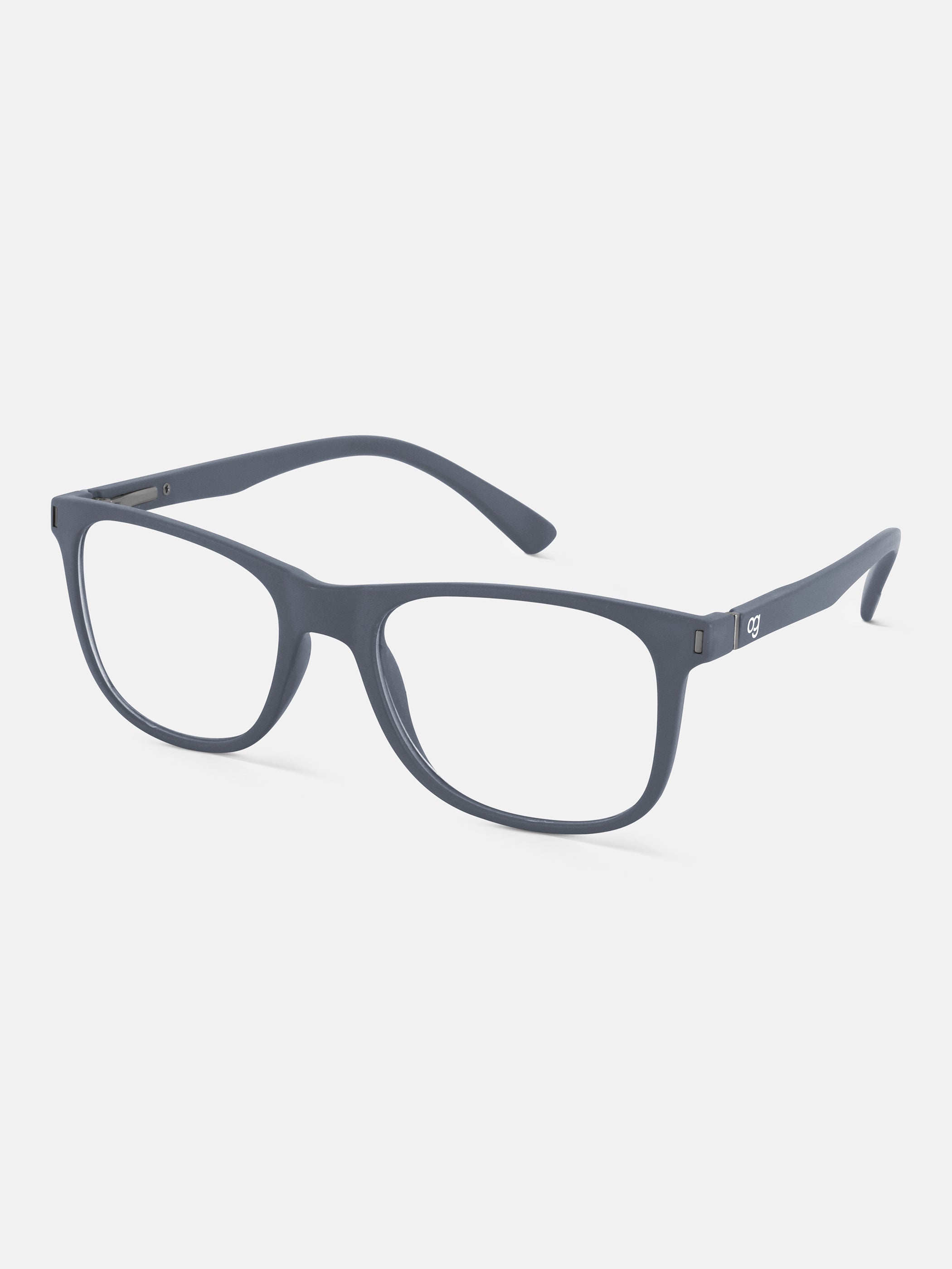 Grey Noir Square Blue Screen Glasses